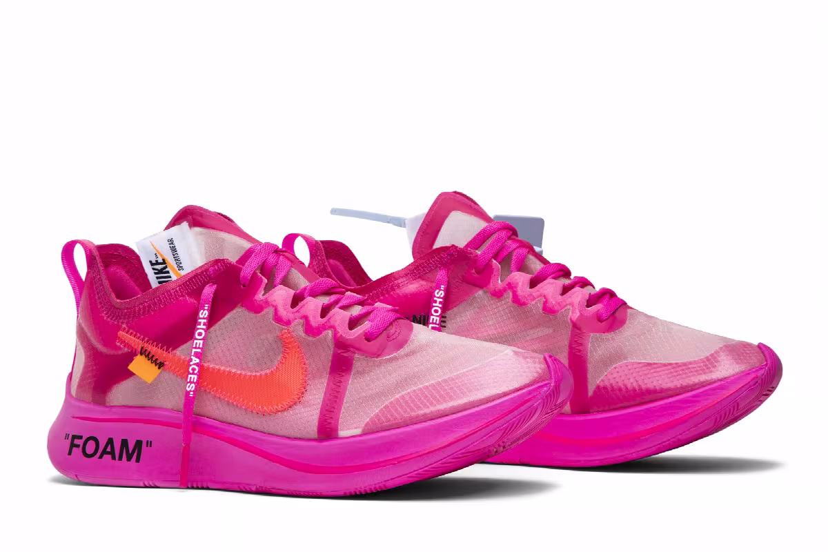 Off-White x Nike Zoom Fly SP Tulip Pink, view 9