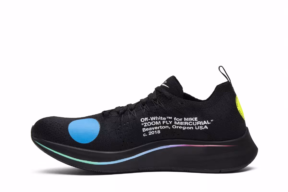 Off-White x Nike Zoom Fly Mercurial Flyknit Black, view 4
