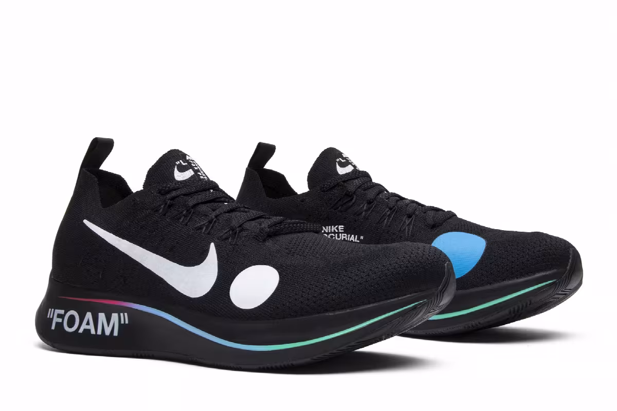 Off-White x Nike Zoom Fly Mercurial Flyknit Black, view 9