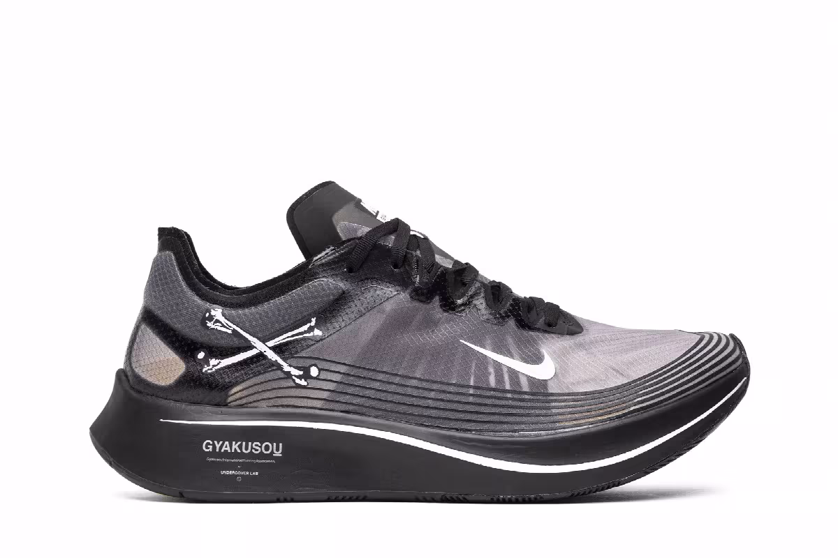 Gyakusou x Nike Zoom Fly SP Black, view 2