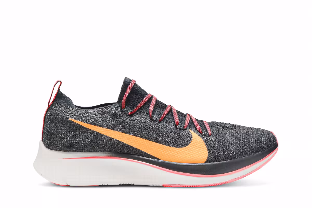 Nike Zoom Fly Flyknit Black Flash Crimson, view 2