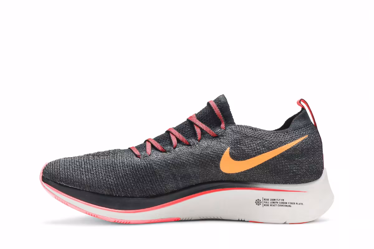 Nike Zoom Fly Flyknit Black Flash Crimson, view 4