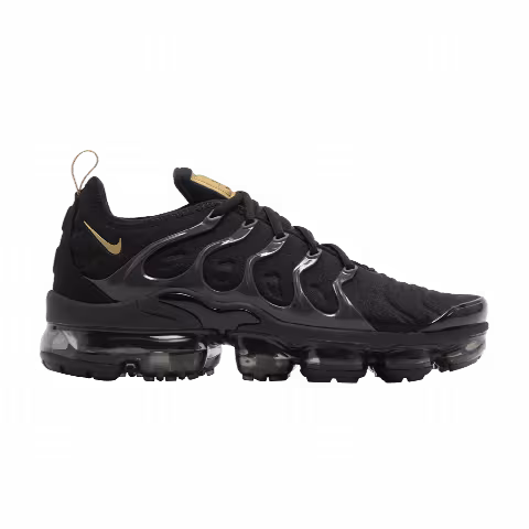 Nike Air VaporMax Plus 'Black Metallic Gold'