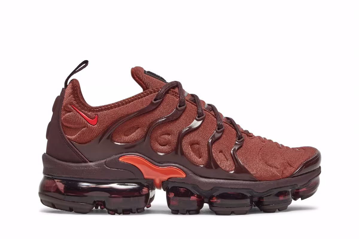 Nike Women's Air VaporMax Plus Burnt Orange, view 2
