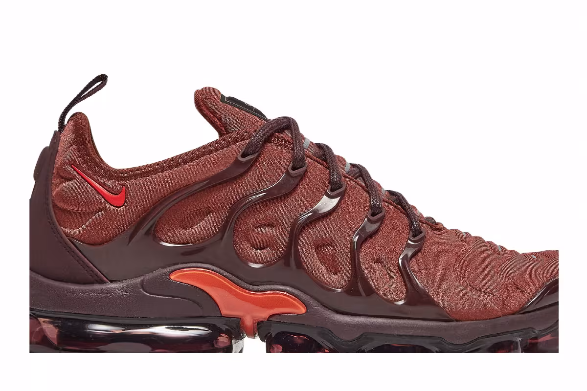 Nike Women's Air VaporMax Plus Burnt Orange, view 3