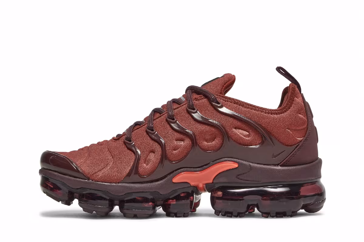 Nike Women's Air VaporMax Plus Burnt Orange, view 4