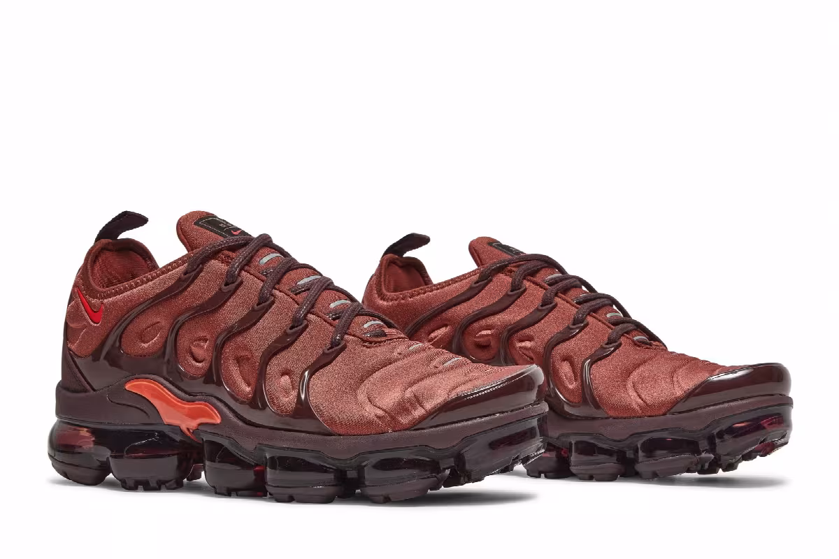 Nike Women's Air VaporMax Plus Burnt Orange, view 9
