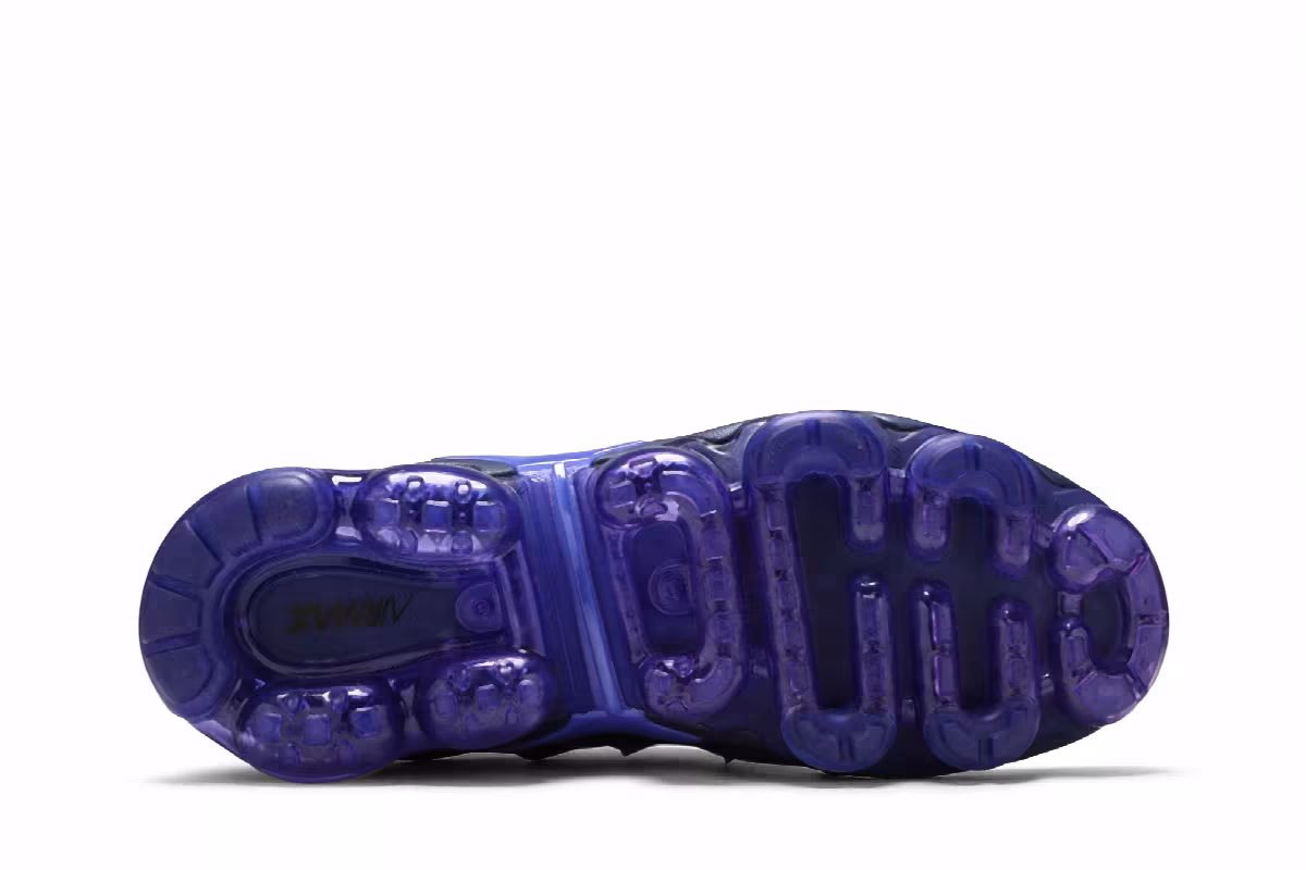 Nike Women's Air VaporMax Plus Blue Orange, view 5