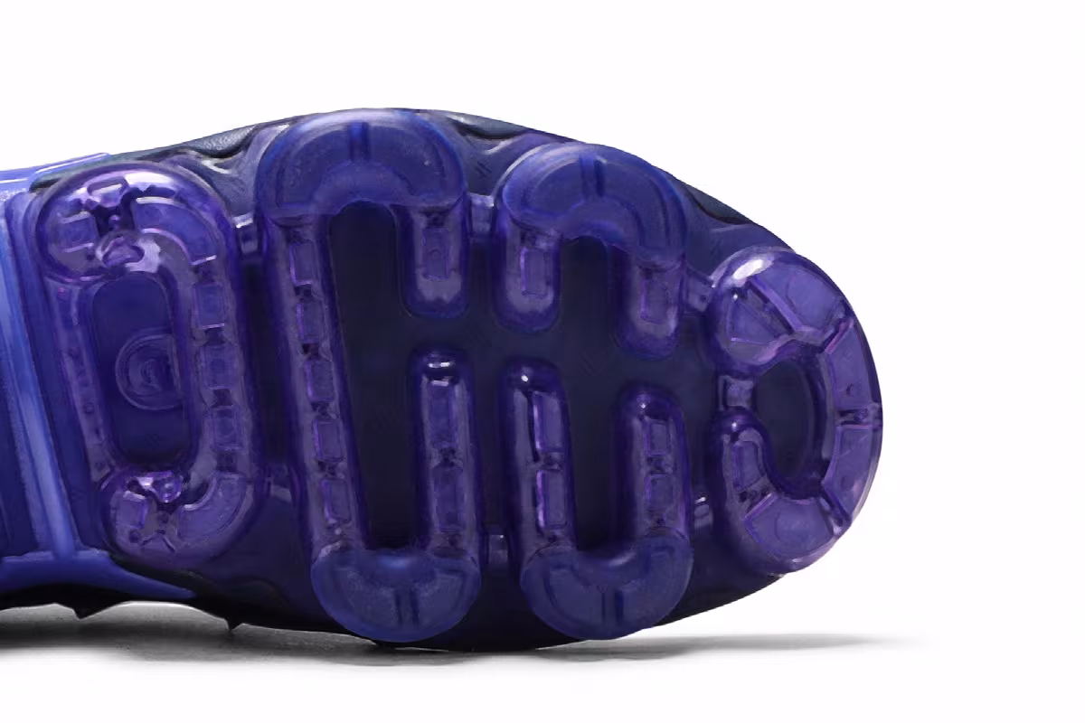 Nike Women's Air VaporMax Plus Blue Orange, view 6