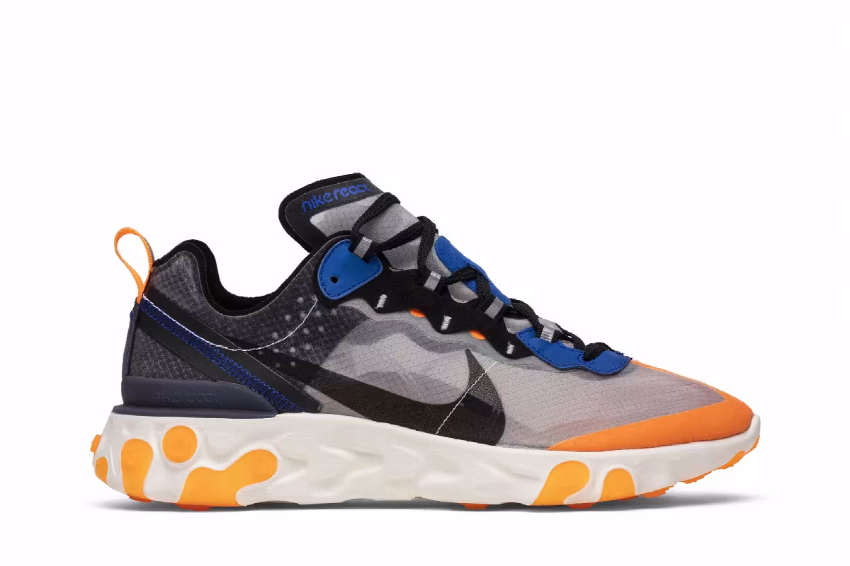 Nike React Element 87 Thunder Blue, view 2