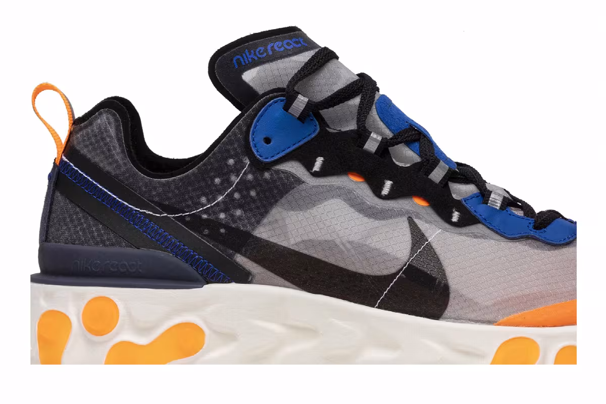 Nike React Element 87 Thunder Blue, view 3
