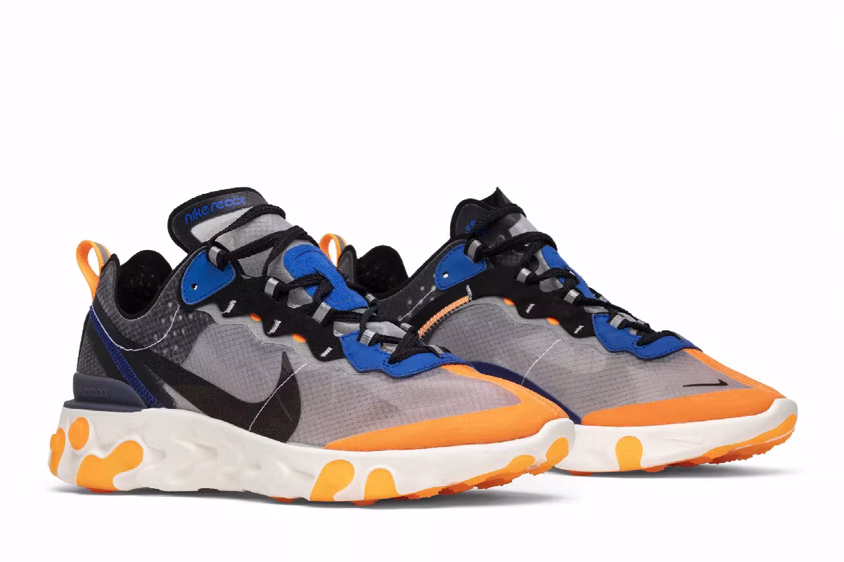Nike React Element 87 Thunder Blue, view 9
