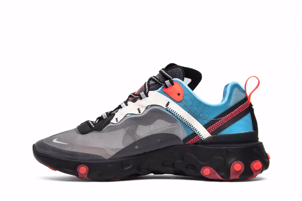Nike React Element 87 Solar Red, view 4