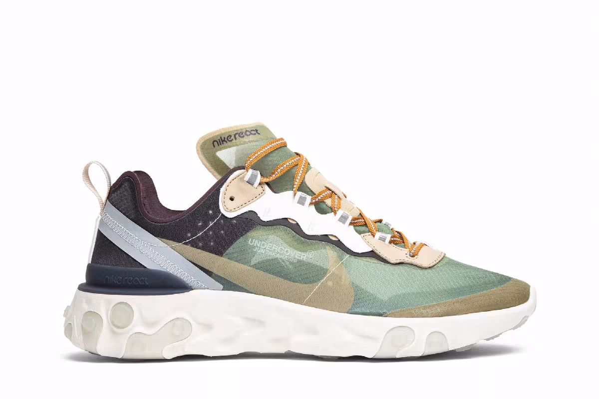 Undercover x Nike React Element 87 Green Mist, view 2