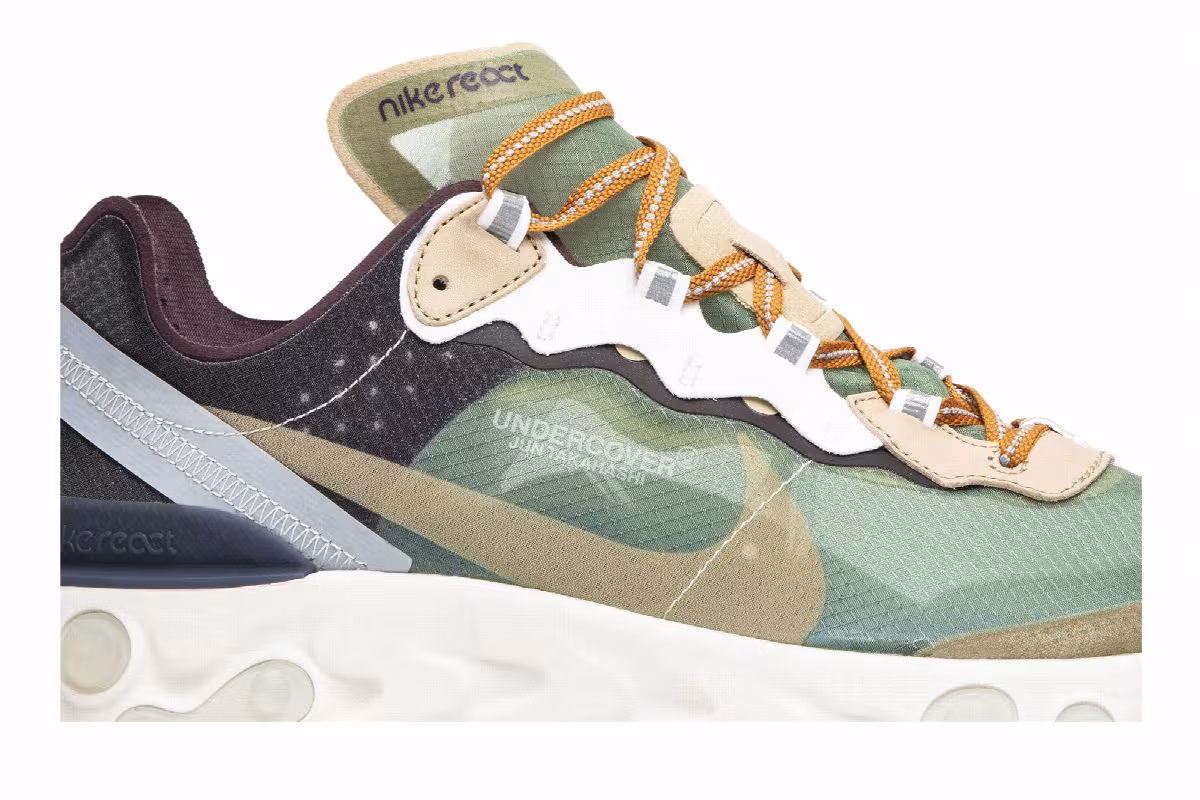 Undercover x Nike React Element 87 Green Mist, view 3