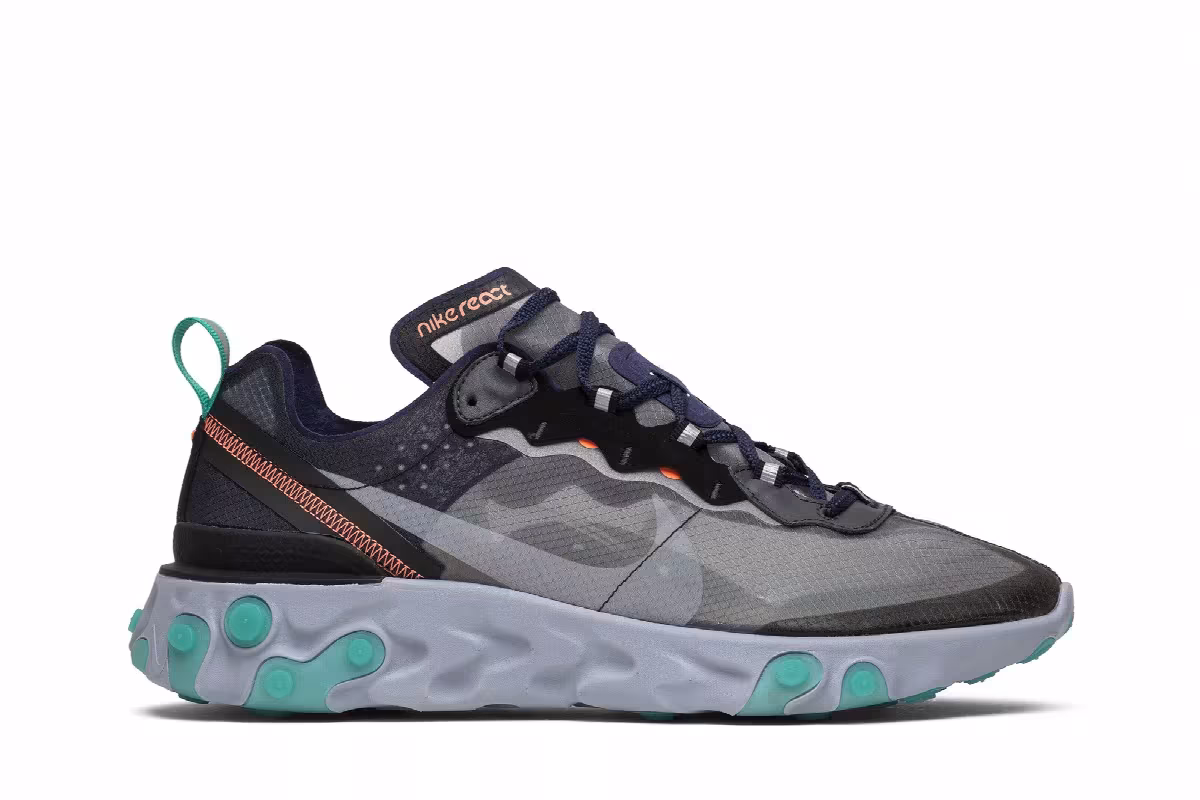 Nike React Element 87 Neptune Green, view 2
