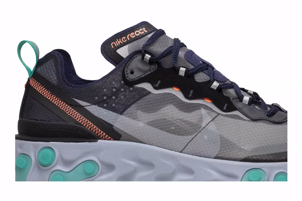 Nike React Element 87 Neptune Green, view 3