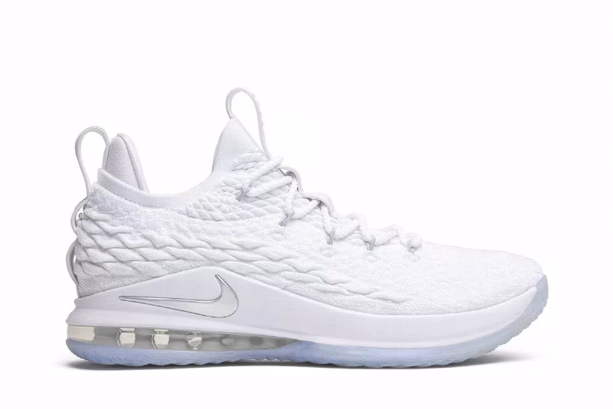 Nike LeBron 15 Low EP White, view 2