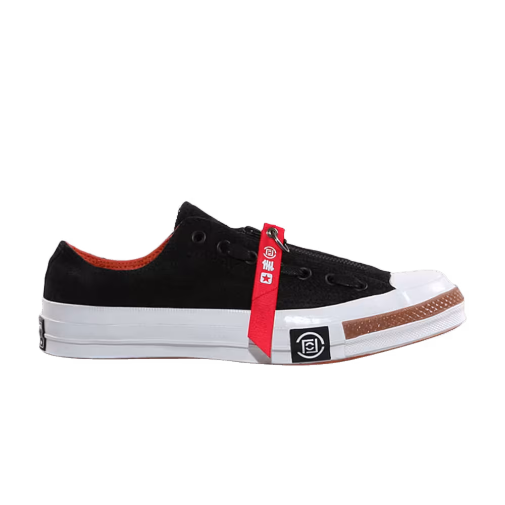 CLOT x Undefeated x Converse Chuck 70 Ox Black