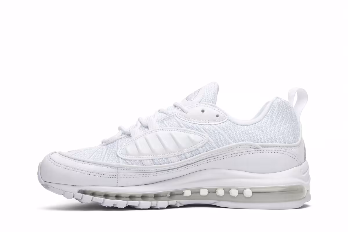 Nike Air Max 98 White Platinum, view 4
