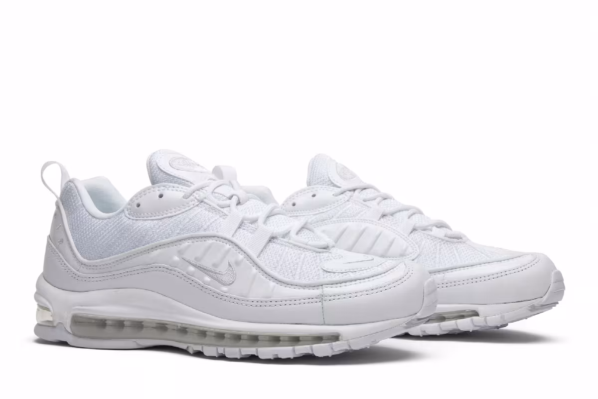Nike Air Max 98 White Platinum, view 9