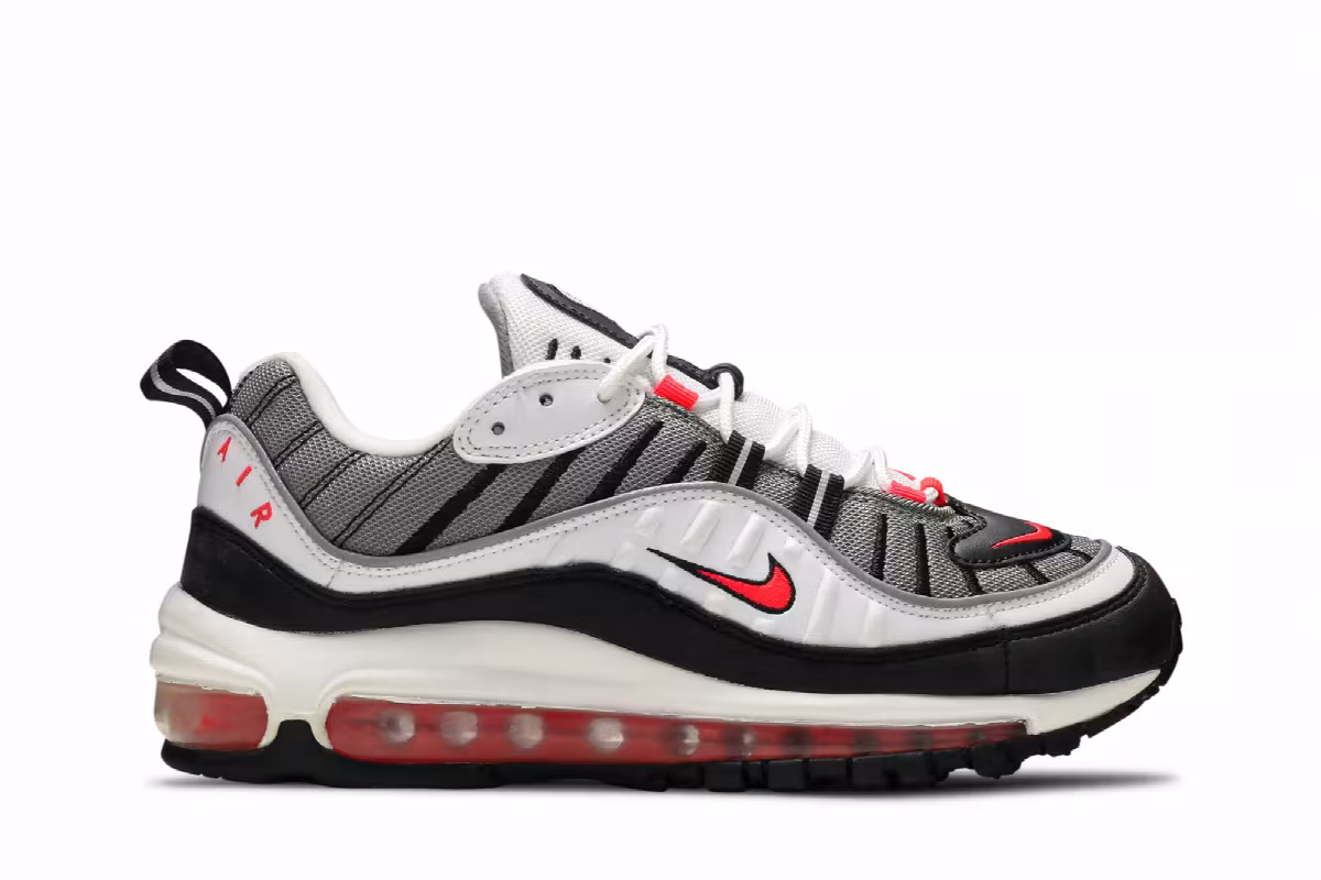 Nike Women's Air Max 98 Solar Red, view 2