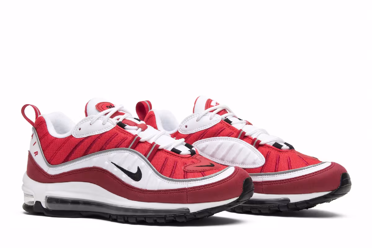 Nike Women's Air Max 98 Gym Red, view 9