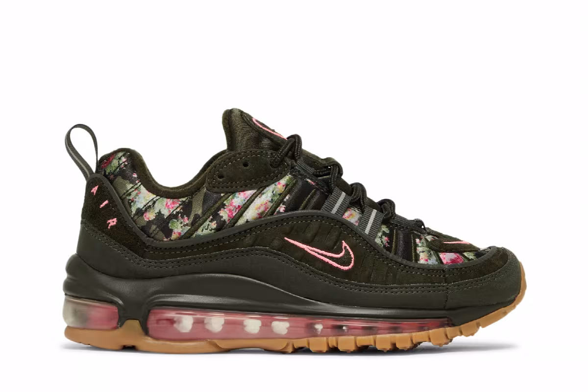 Nike Women's Air Max 98 Floral Camo, view 2
