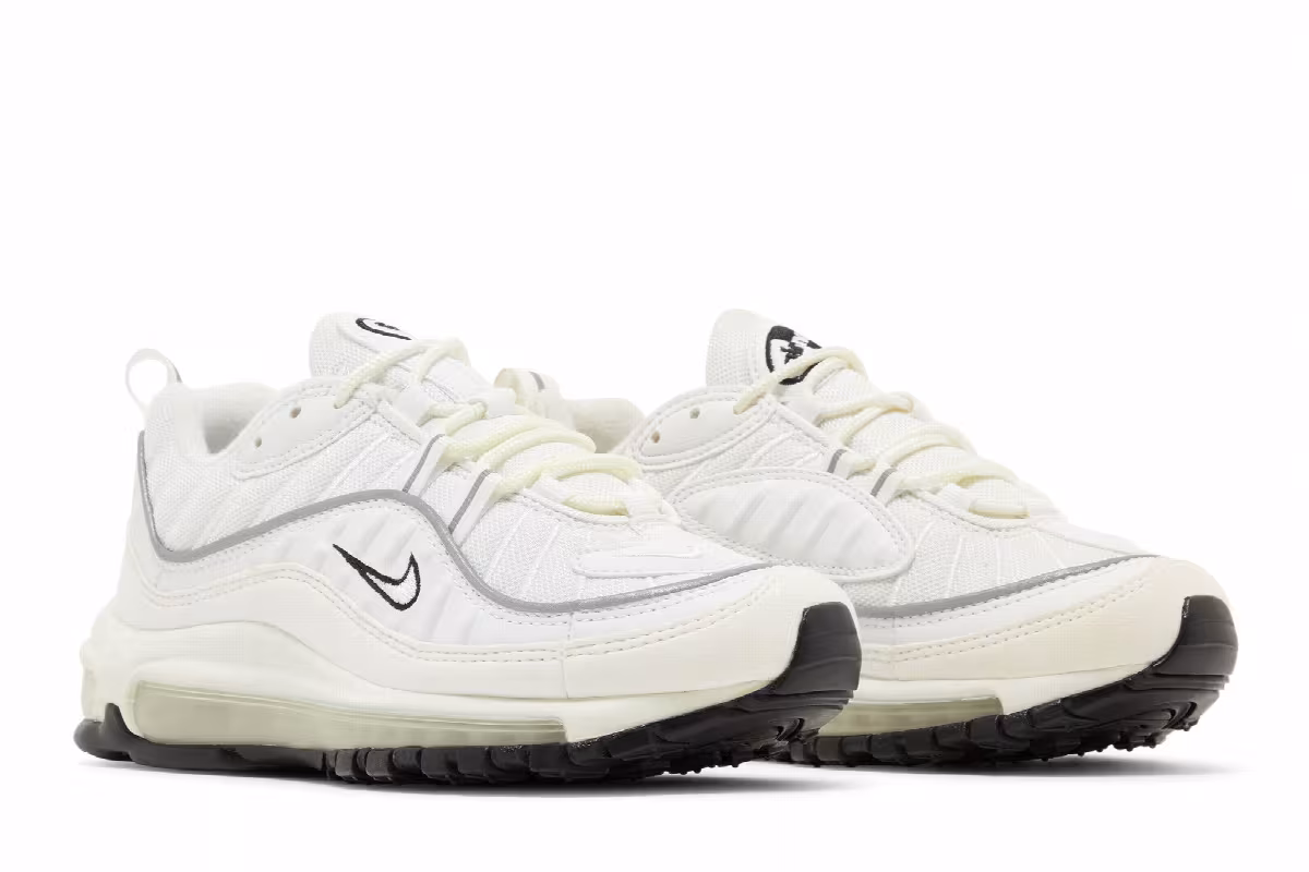 Nike Women's Air Max 98 Reflective Silver, view 9