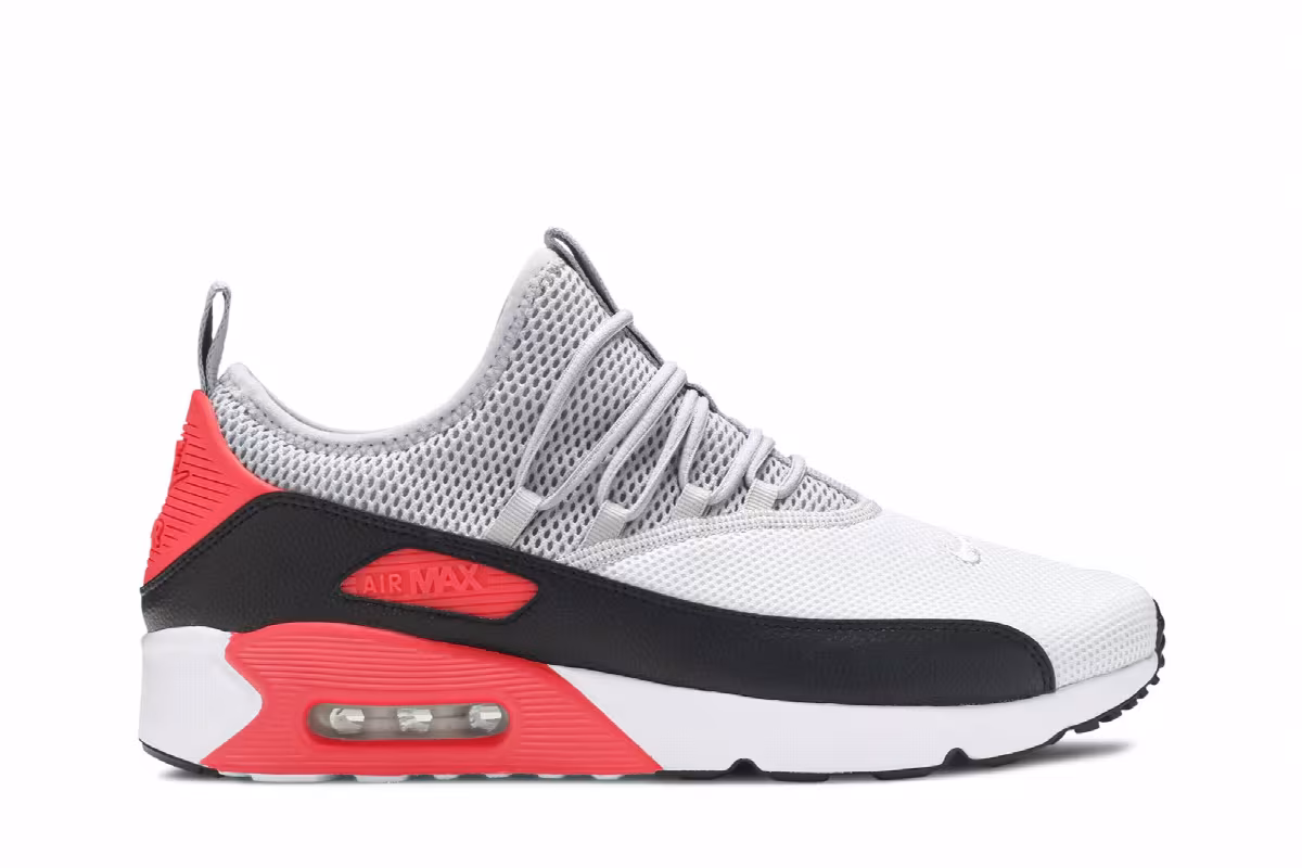 Nike Air Max 90 EZ Wolf Grey Bright Crimson, view 2