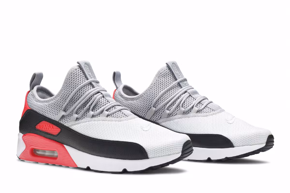 Nike Air Max 90 EZ Wolf Grey Bright Crimson, view 9