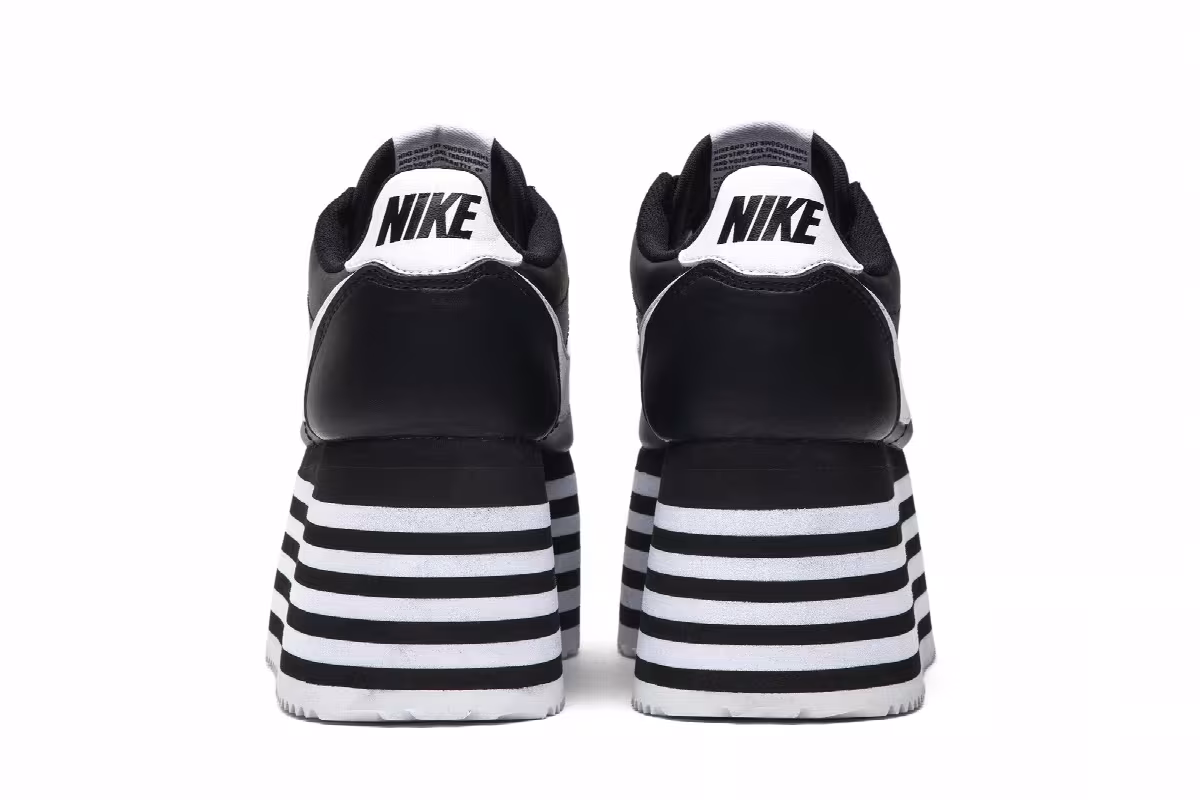 COMME des Garcons x Nike Women's Cortez Black, view 7