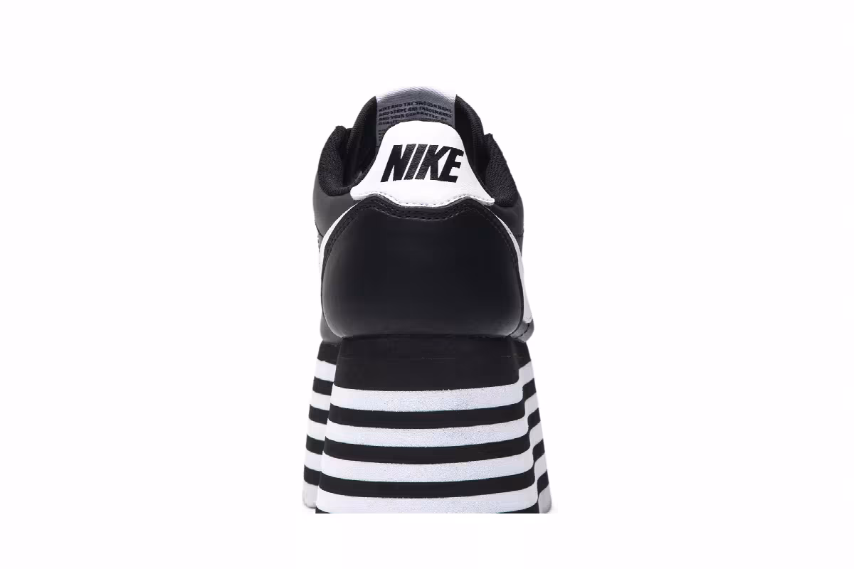 COMME des Garcons x Nike Women's Cortez Black, view 8