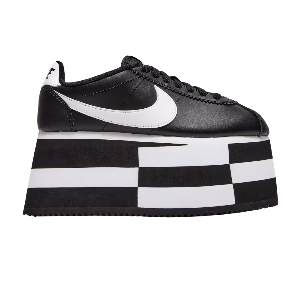 COMME des Garcons x Nike Women's Cortez Check Black