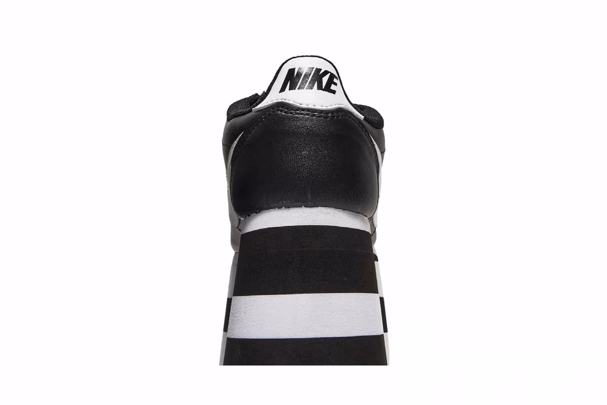 COMME des Garcons x Nike Women's Cortez Check Black, view 8
