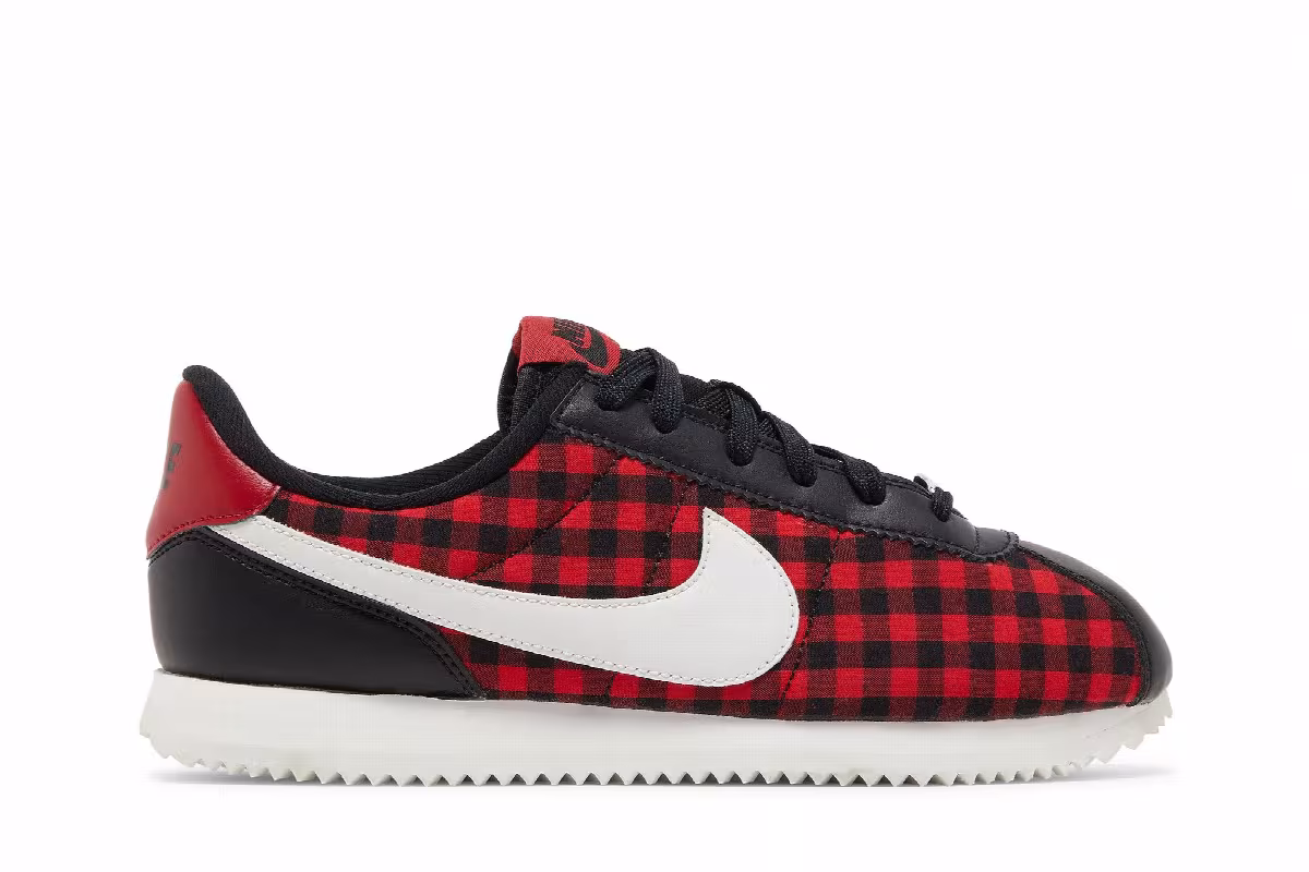 Nike Cortez Basic TXT SE GS Plaid, view 2
