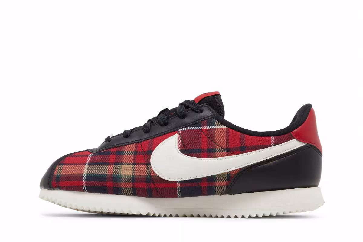 Nike Cortez Basic TXT SE GS Plaid, view 4