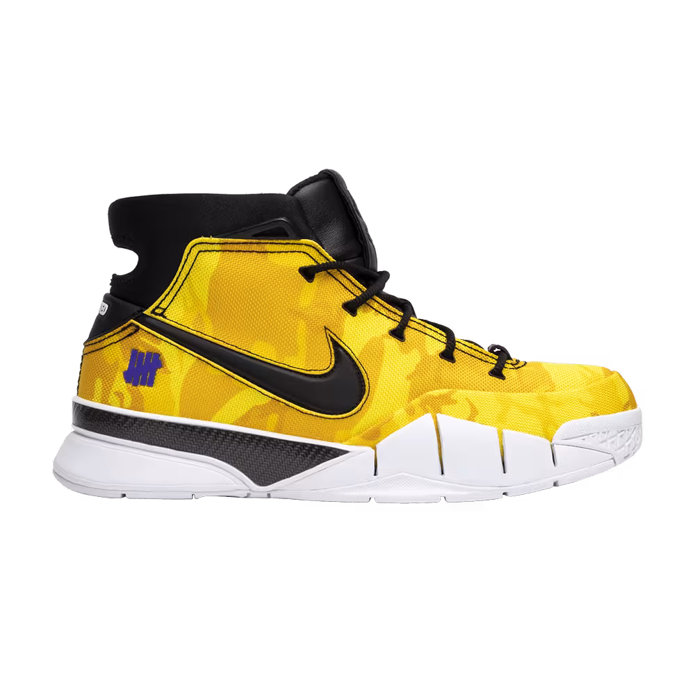 Undefeated x Nike Zoom Kobe 1 Protro Yellow Camo
