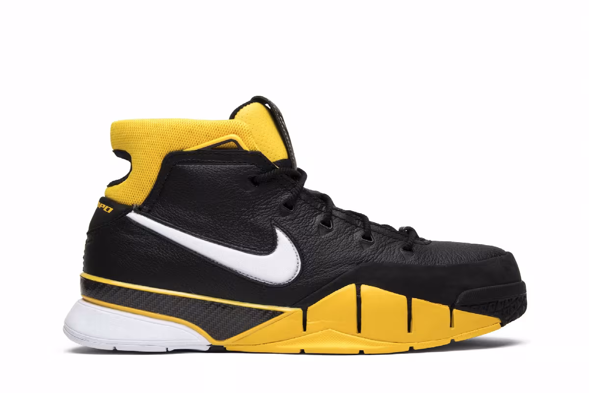Nike Zoom Kobe 1 Protro Black Maize 2018, view 2