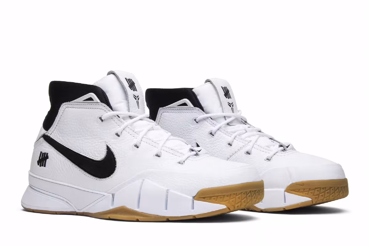 Undefeated x Nike Zoom Kobe 1 Protro White Gum, view 9