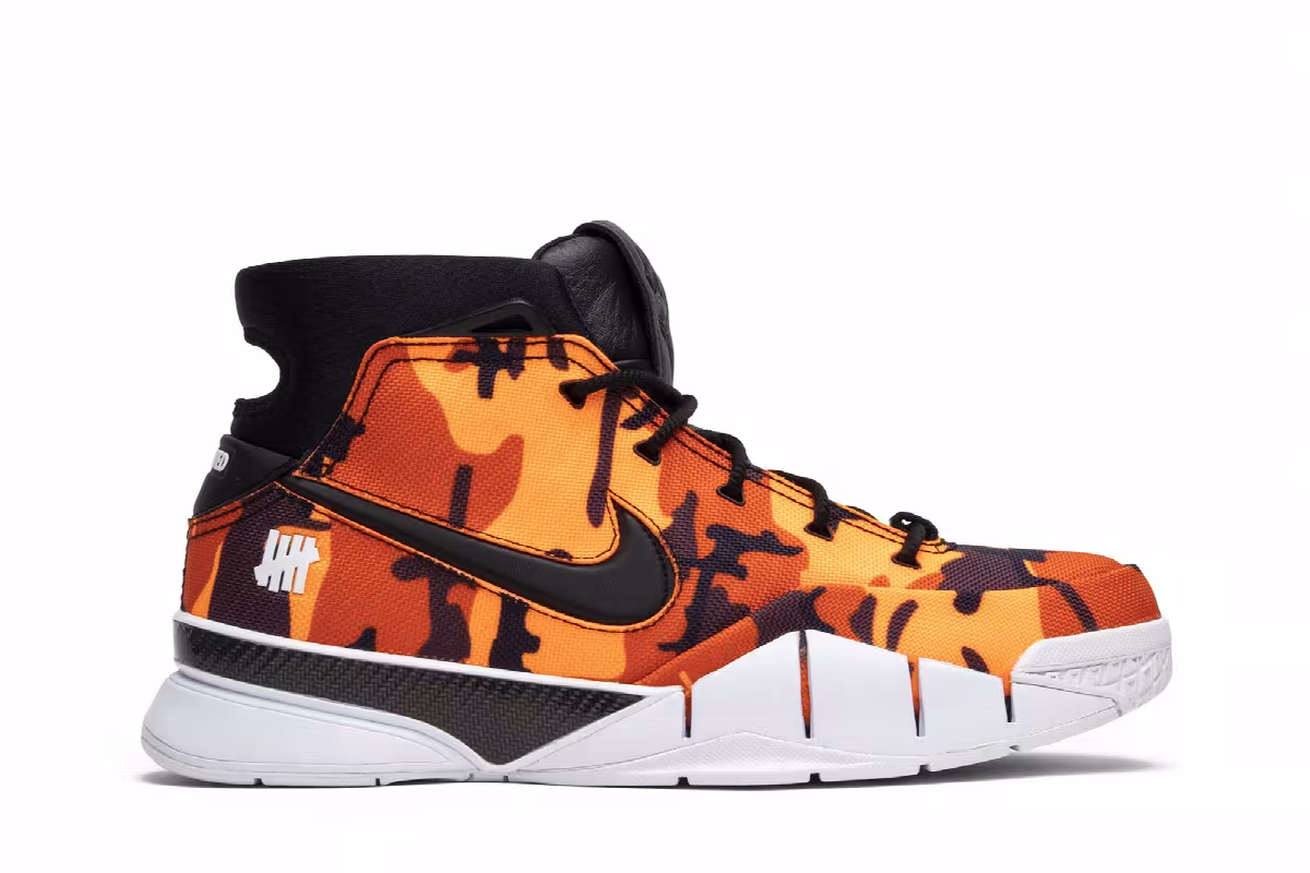 Undefeated x Nike Zoom Kobe 1 Protro Orange Camo, view 2