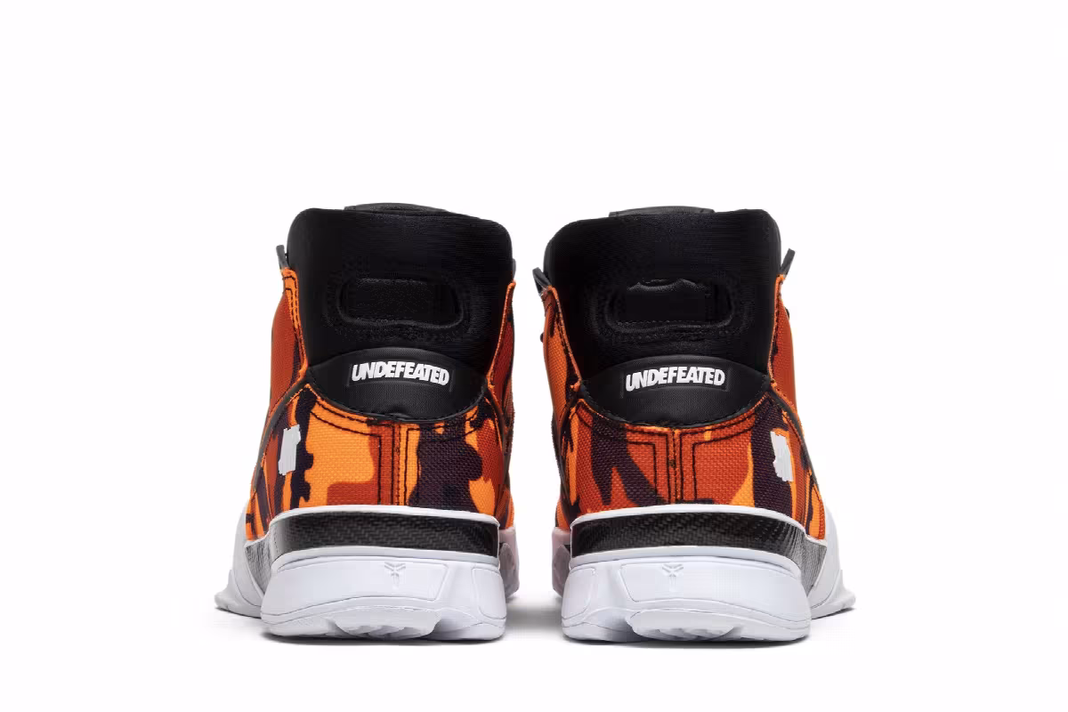 Undefeated x Nike Zoom Kobe 1 Protro Orange Camo, view 7