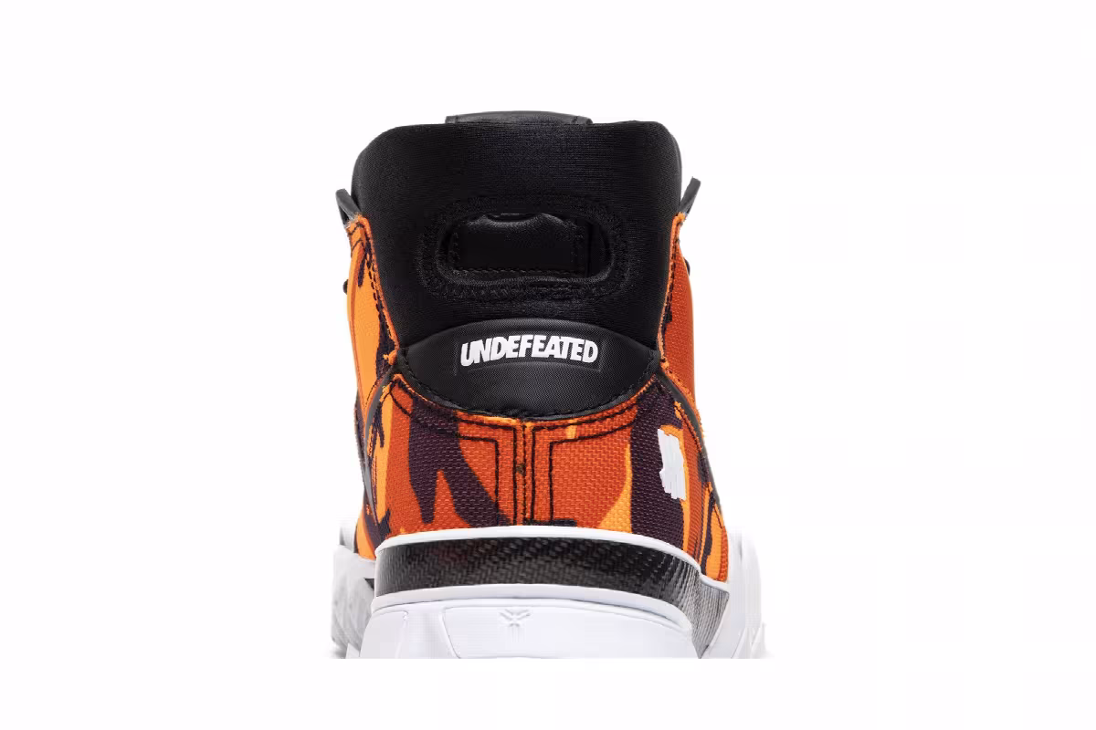 Undefeated x Nike Zoom Kobe 1 Protro Orange Camo, view 8