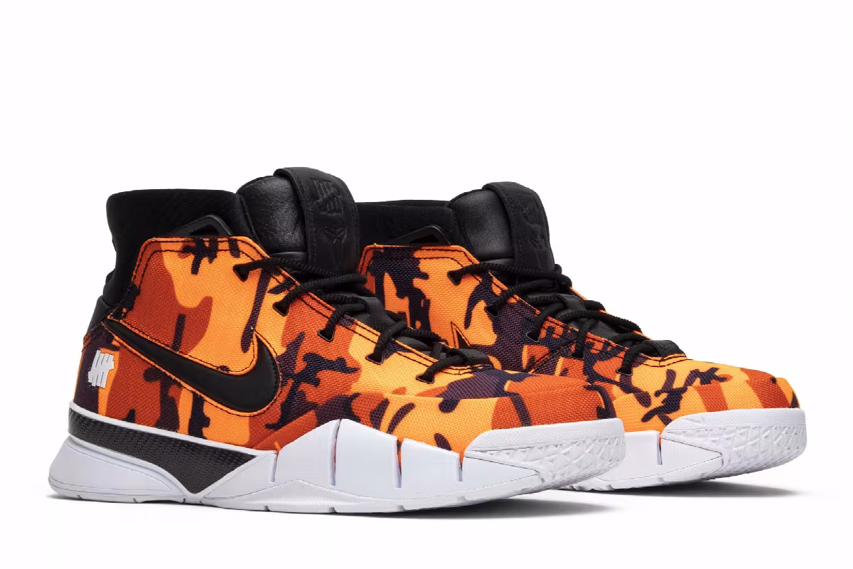 Undefeated x Nike Zoom Kobe 1 Protro Orange Camo, view 9