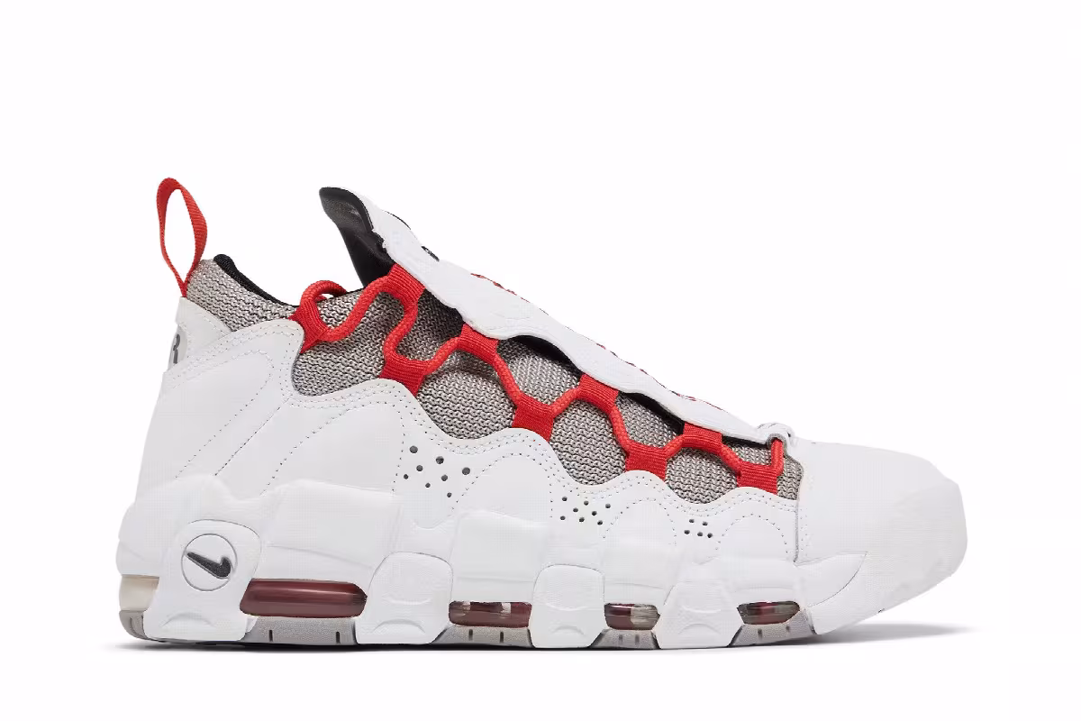 Nike Air More Money Habanero Red, view 2