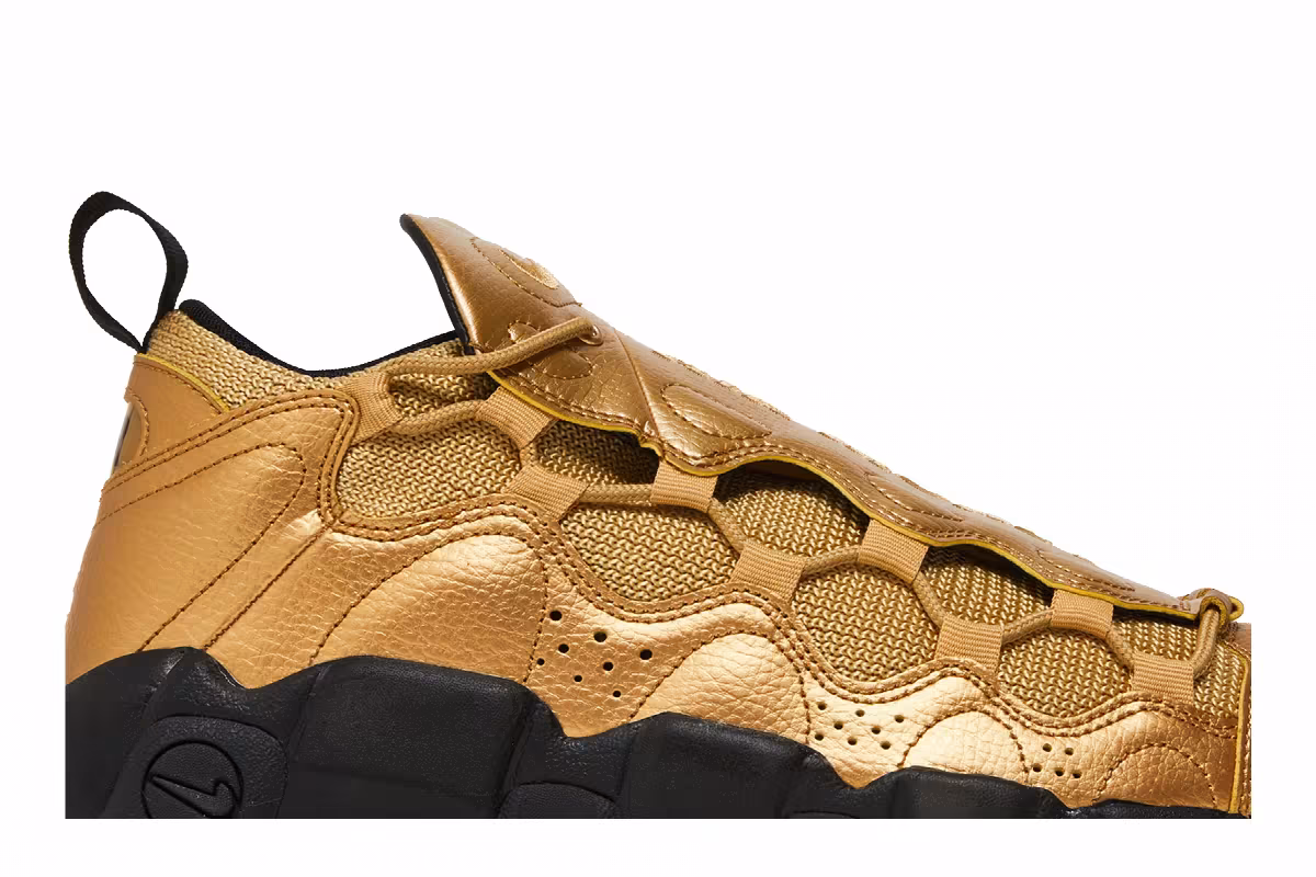 Nike Air More Money Metallic Gold, view 3
