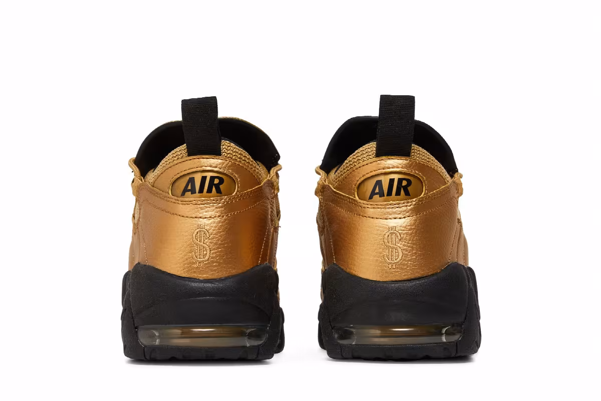 Nike Air More Money Metallic Gold, view 7