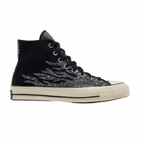 Converse Wmns Chuck 70 High 'Archival Glitter Flame - Black Egret'