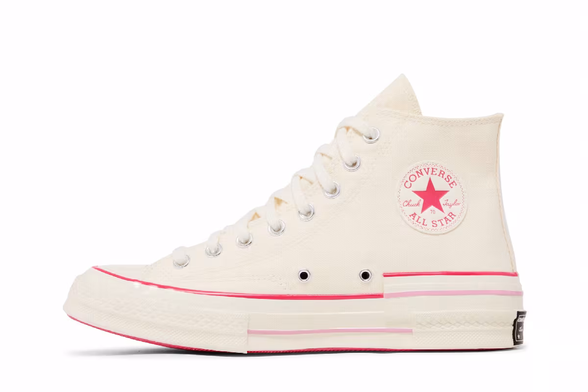 Converse Women's Chuck 70 High Popped Color - Carmen Pink, view 4