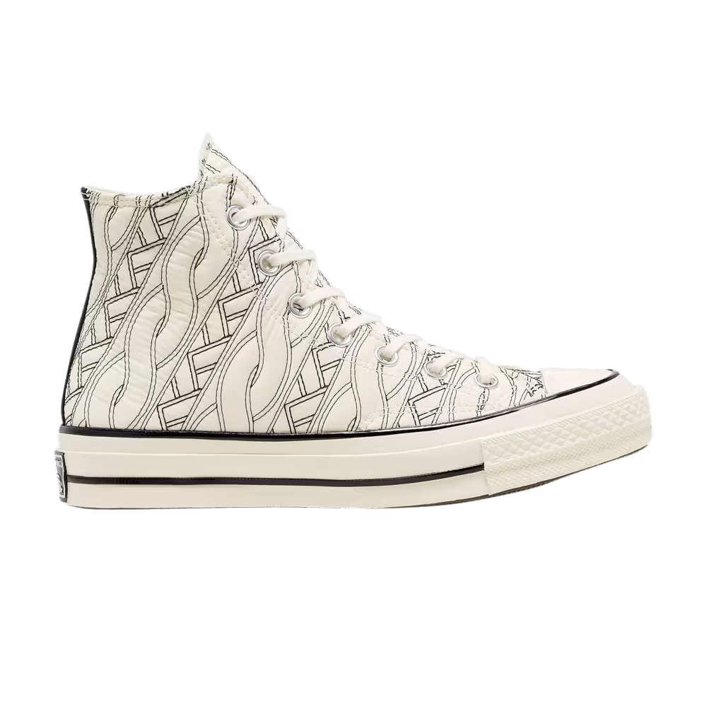 Converse Women's Chuck 70 High Runway Cable - Egret Black
